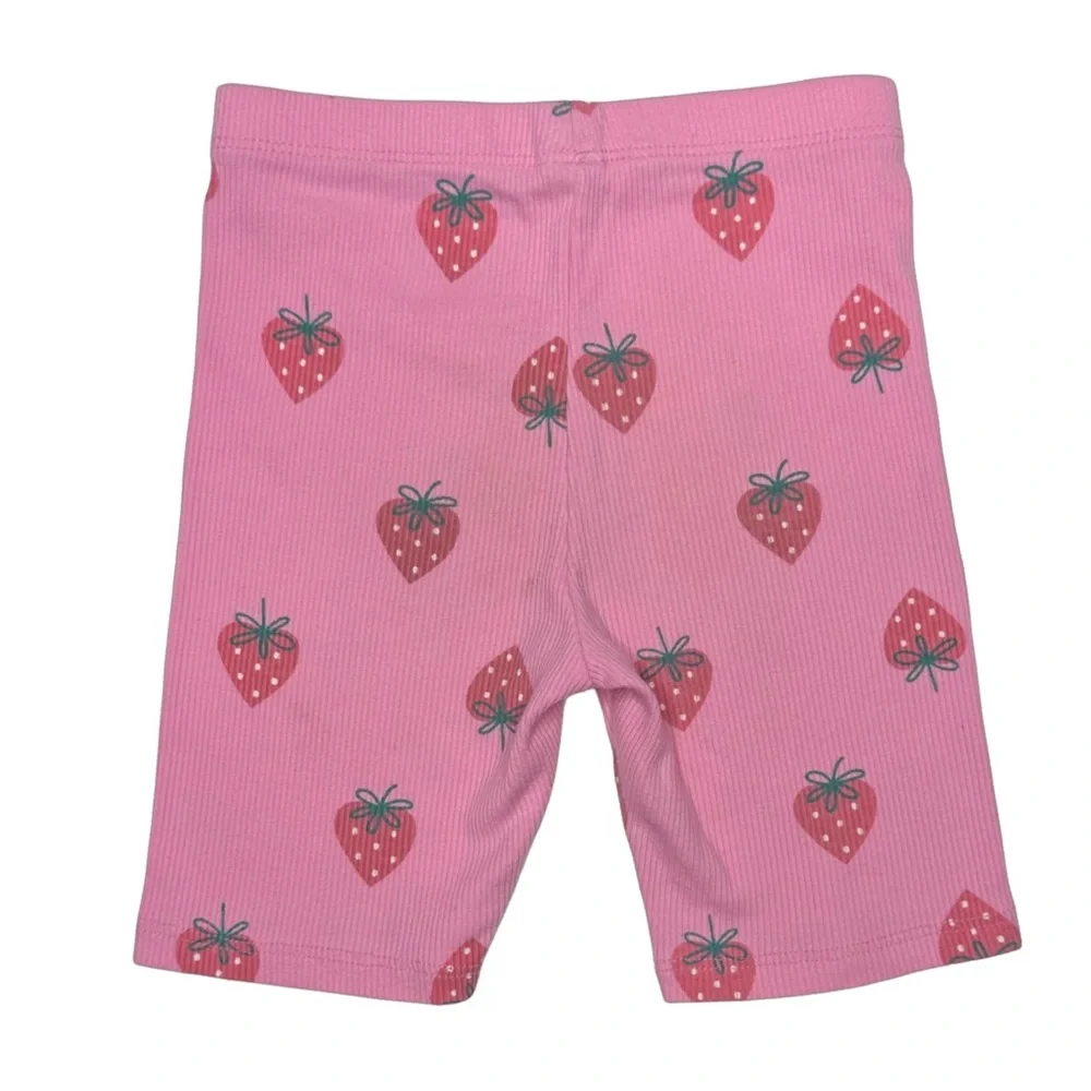 Cat & Jack Ribbed Strawberry Bike‎ Shorts
